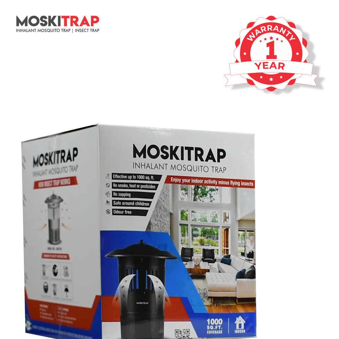 Moskitrap Indoor Mosquito Trap | Covers up to 300 Sq. Ft. Model No. GM918