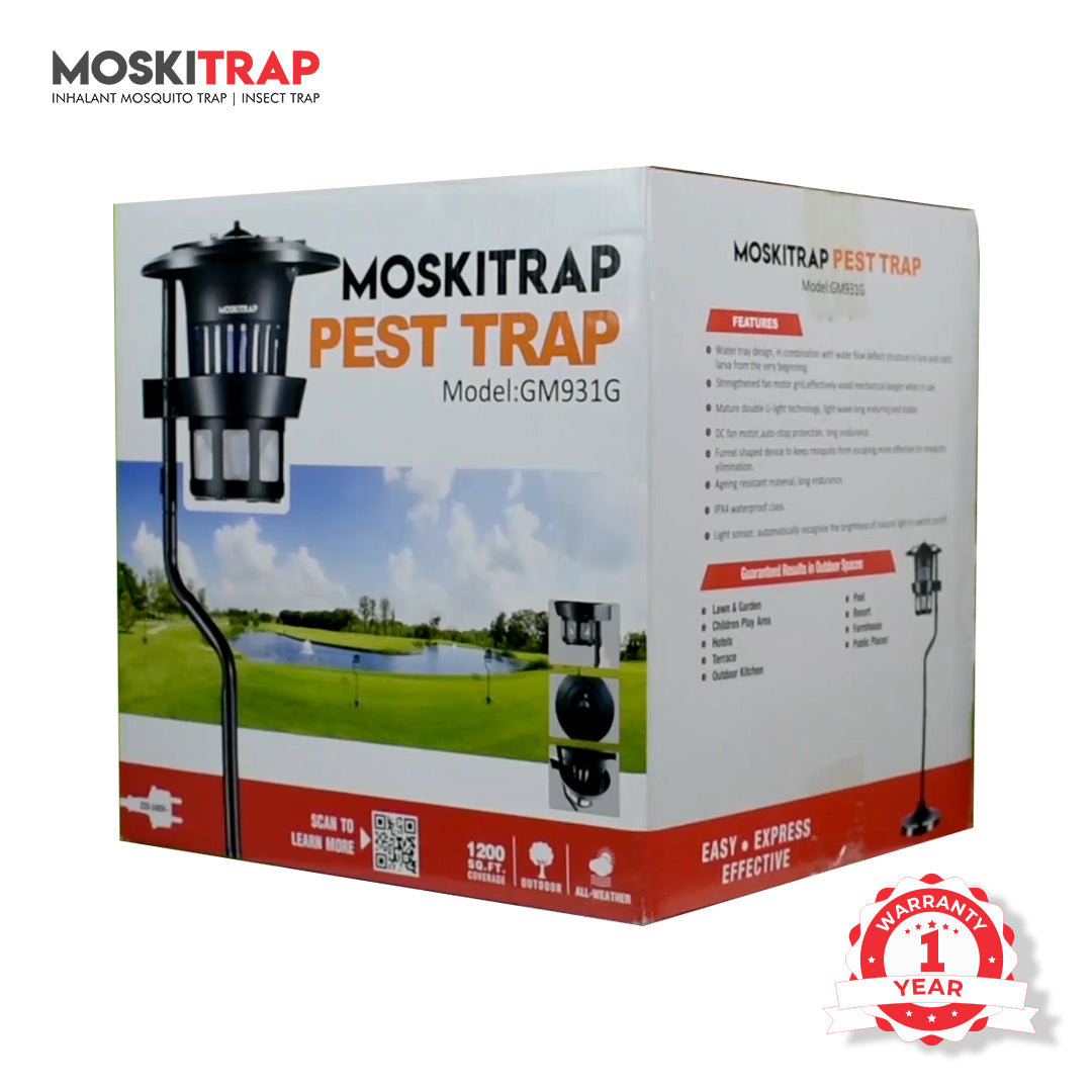 Outdoor Mosquito Killer for 600 Sq. Ft. - Moskitrap GM 931G