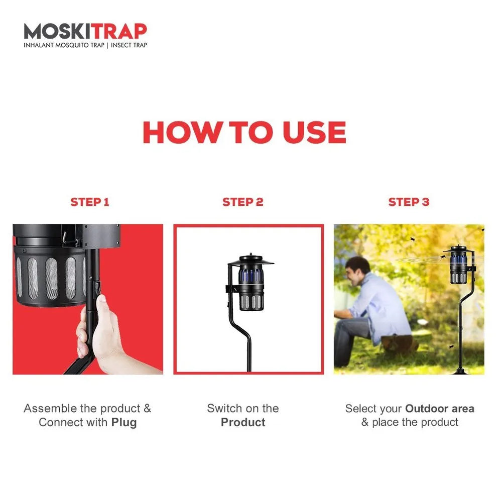 UV Bulb Black Moskitrap M933 Outdoor Mosquito Killer Machine Trap