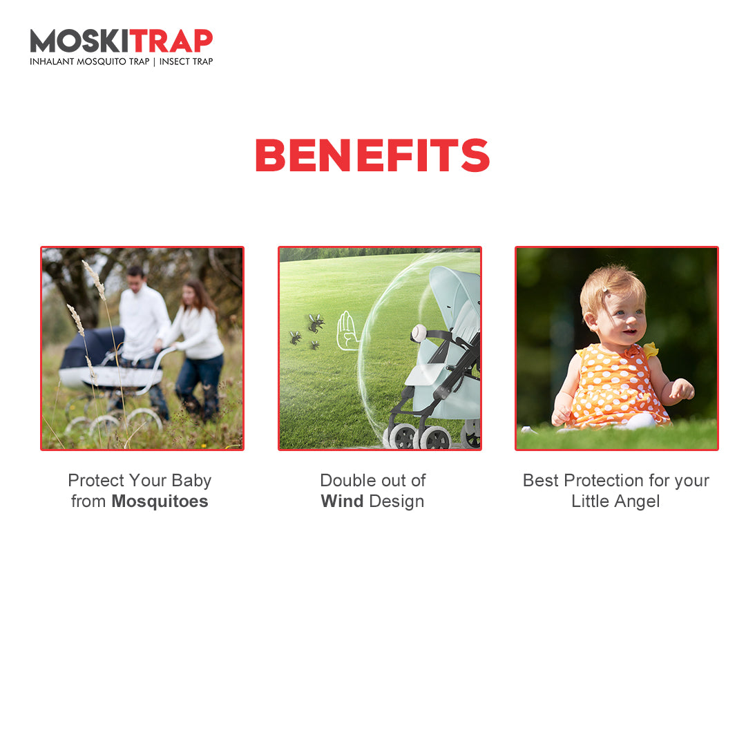 Moskitrap Portable Mosquito Repellent | FFN-302-2T