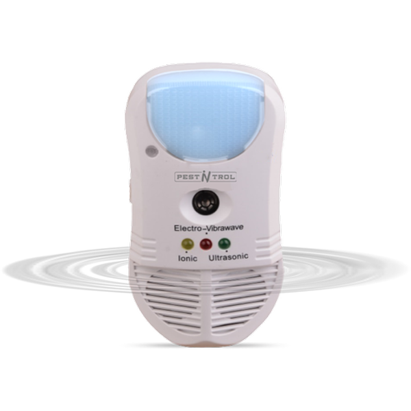 Pest-N-Trol 5 in 1 Pest Repeller Cover up to 250 Square Feet Electronic Vibrawave Technology